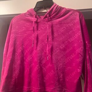 Juicy Couture Fuchsia Logo Hoodie Set